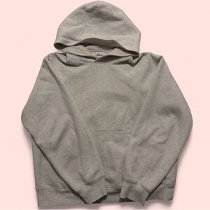 Aritzia CozyFleece Perfect Hoodie Heather Cloud White